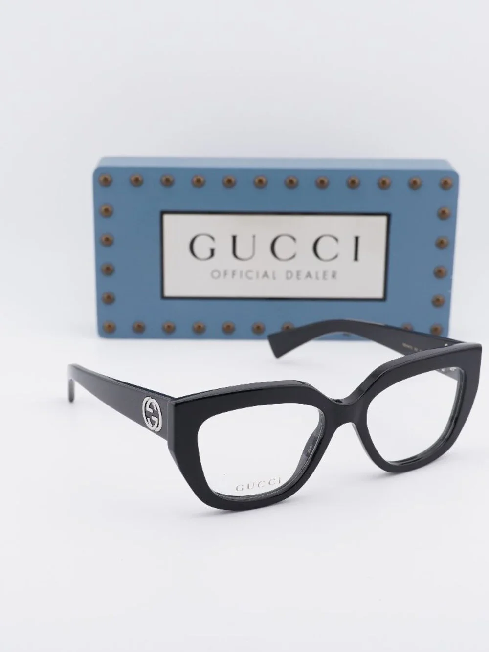 Gucci GG1847O 001 Cat Eye Eyeglasses 53mm - Black